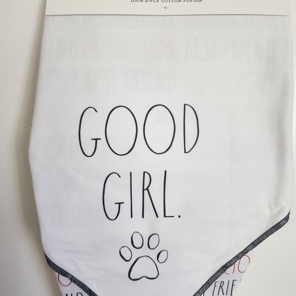 Rae Dunn Good Girl Pet Bandanna 2-Pack S / M - Picture 4 of 10
